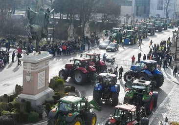 Las tractoradas de Castilla y León, en imágenes