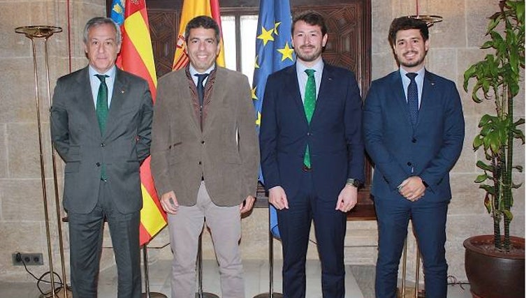 Eurocaja Rural transmite al presidente de la Generalitat Valenciana su compromiso con el territorio