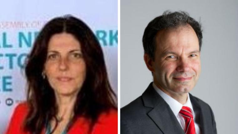 Simona Granata-Menghini y Pierre Garrone