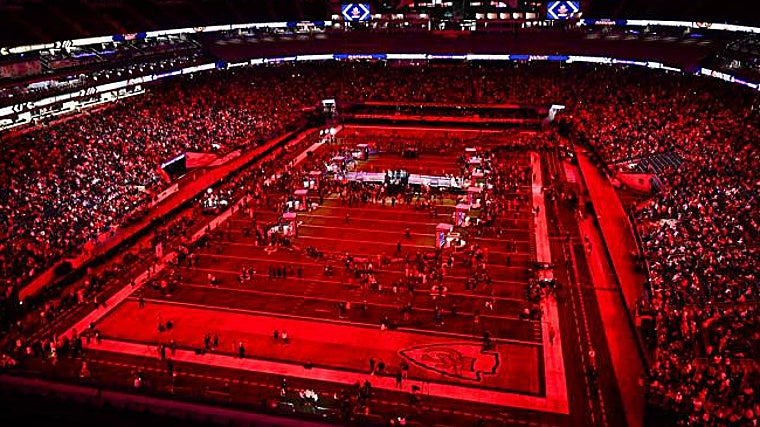 La noche inaugural de la Super Bowl LVIII en el Allegiant Stadium de Las Vegas