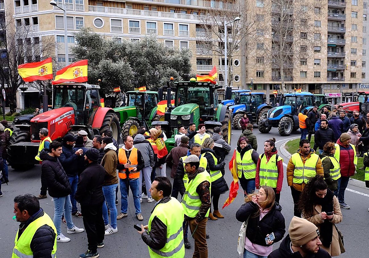 Tractorada en Salamanca