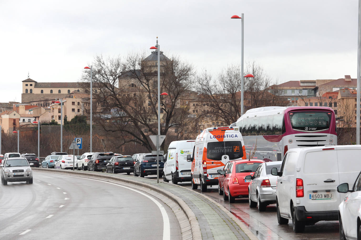 Las imágenes de la tractorada de este viernes en Toledo