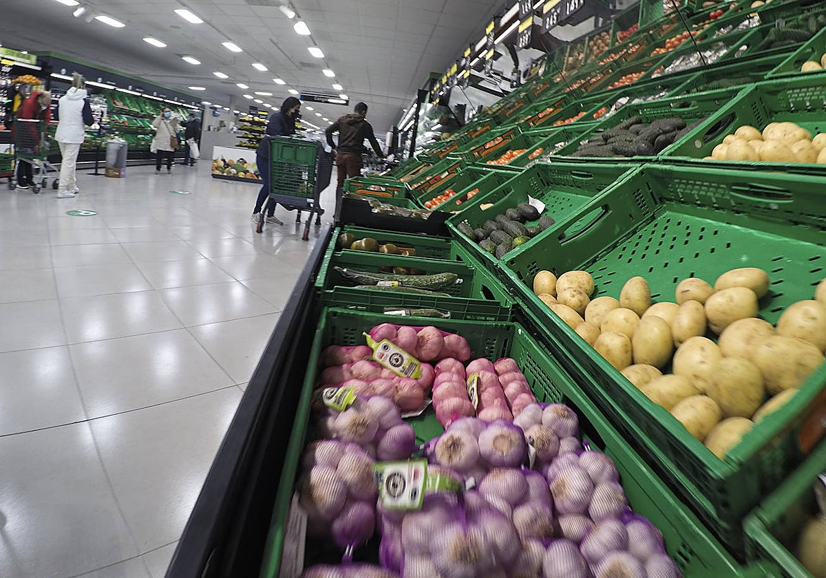 Imagen de un supermercado de Mercadona en Madrid