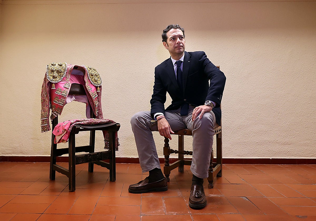 Téllez, en la sede de la entidad que preside, en la calle Manuel María de Arjona