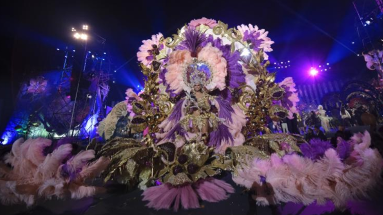 Katia Gutiérrez, una 'Reina de oro' para el Carnaval de Las palmas de Gran Canaria