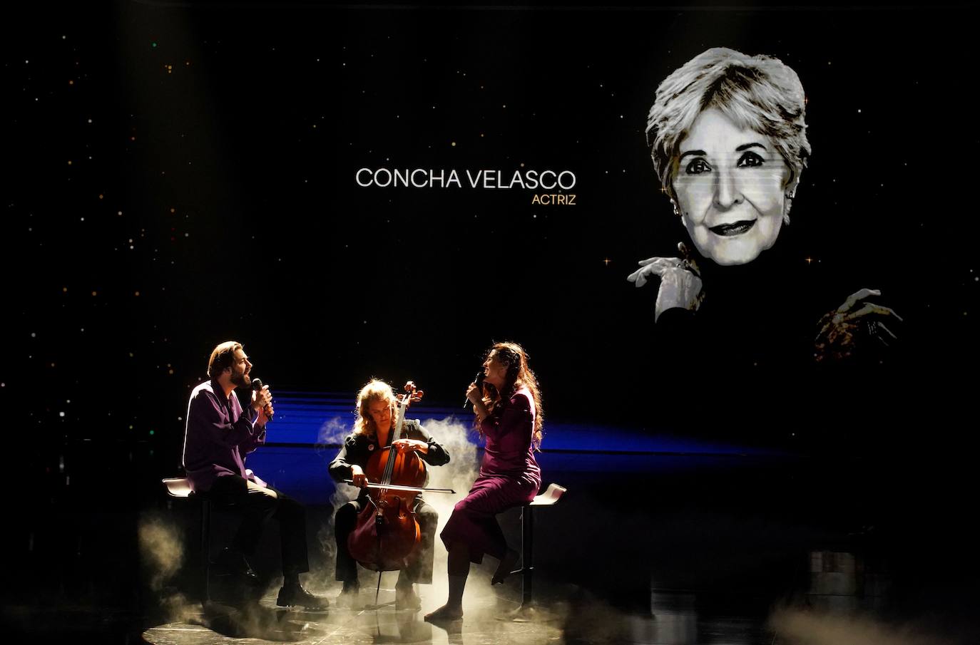 Actuación en homenaje a la actriz y cantante vallisoletana Concha Velasco