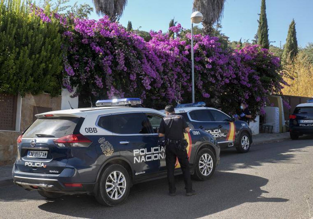 Agentes de Policía Nacional en la zona del Brillante en una imagen de archivo