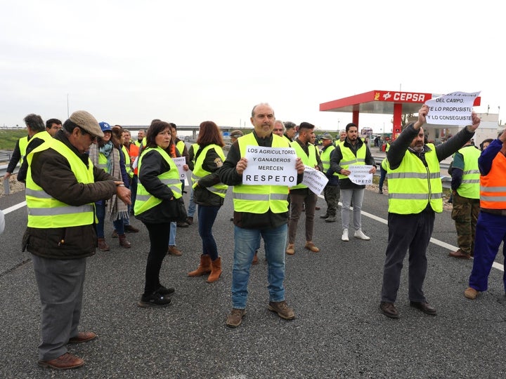 Las concentraciones de agricultores y ganaderos en Toledo, en imágenes