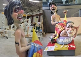 El trágala de Puigdemont a Sánchez por la amnistía, premiado en las Fallas de Valencia