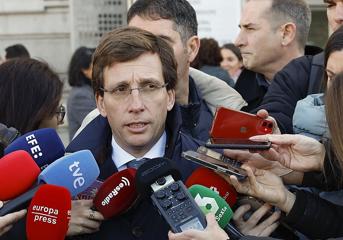 El alcalde de Madrid, José Luis Martínez Almeida