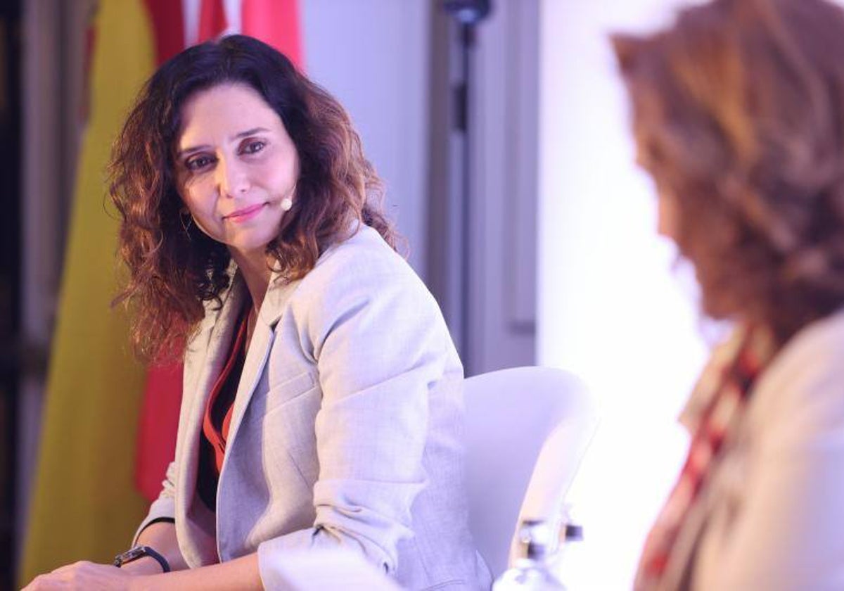 La oresidenta de la Comunidad de Madrid y del PP madrileño, Isabel Díaz Ayuso