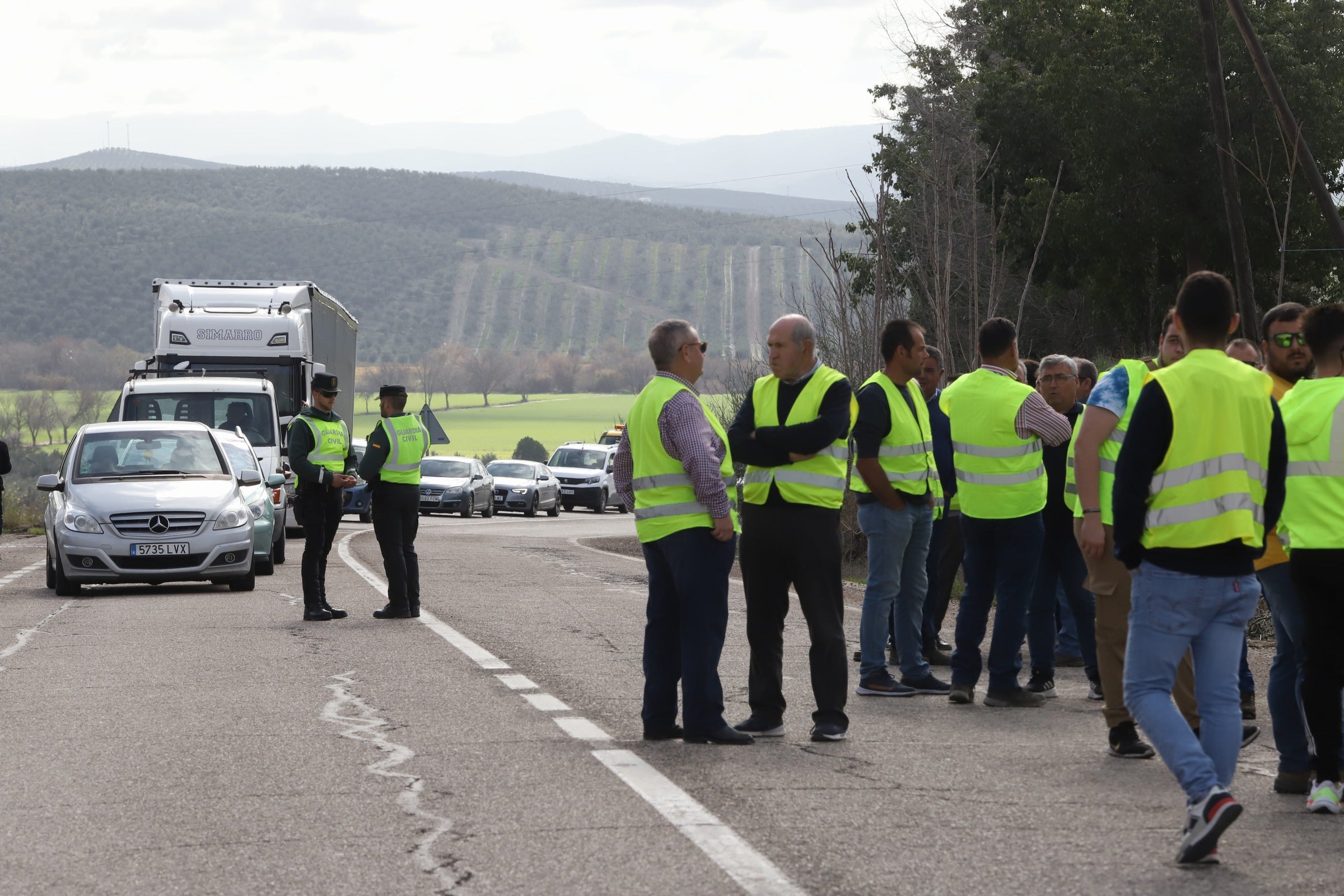 Fotos: las tractoradas colapsan varias carreteras de Córdoba