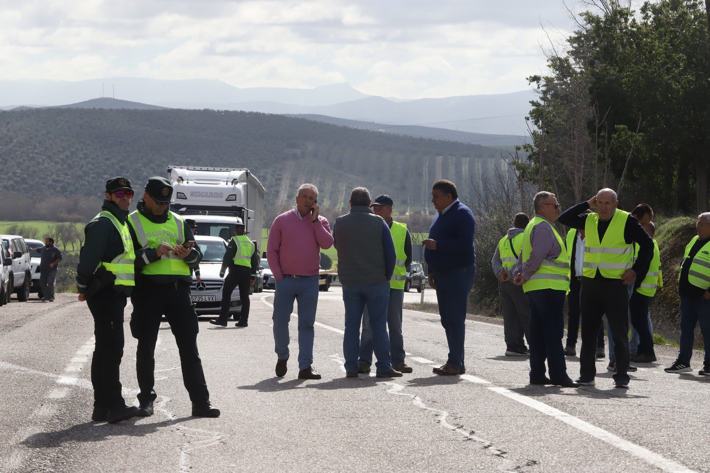Fotos: las tractoradas colapsan varias carreteras de Córdoba