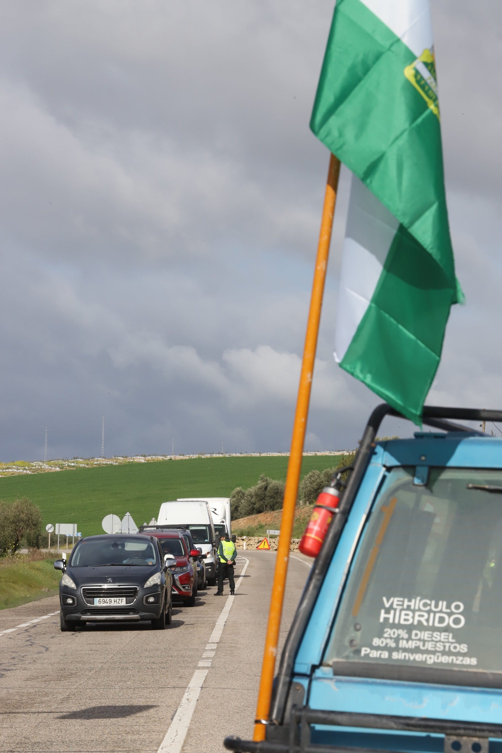 Fotos: las tractoradas colapsan varias carreteras de Córdoba
