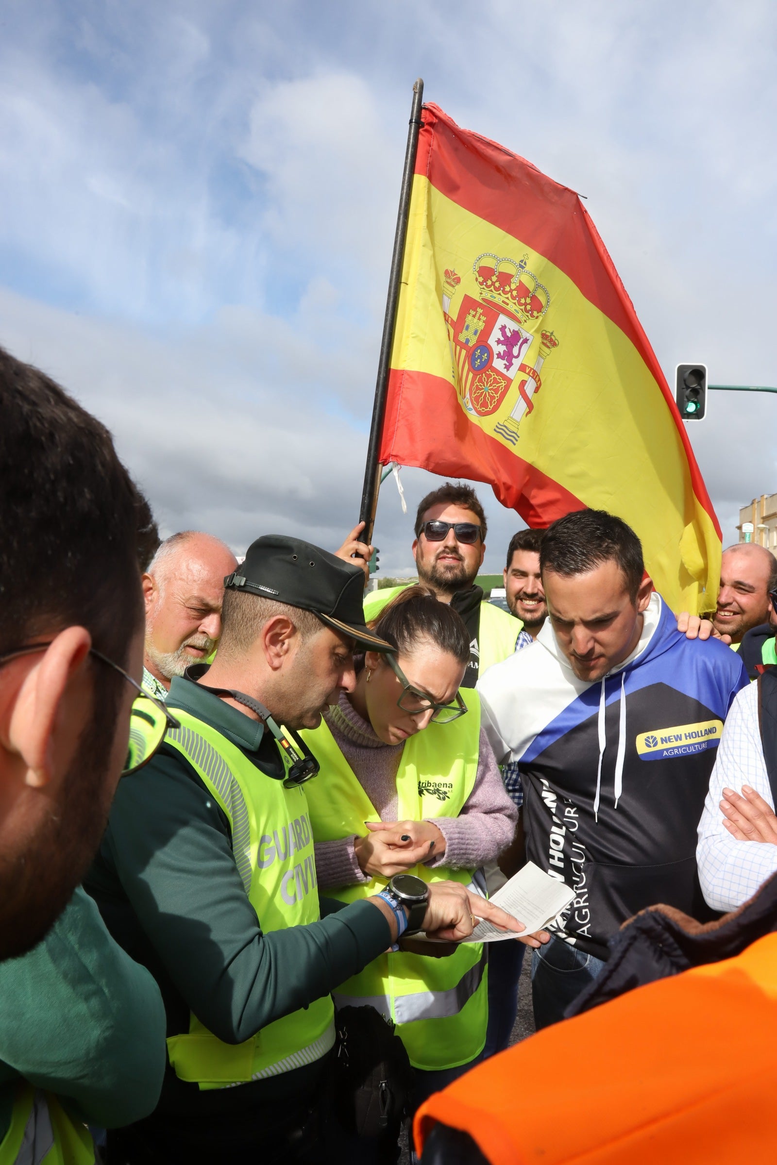 Fotos: las tractoradas colapsan varias carreteras de Córdoba