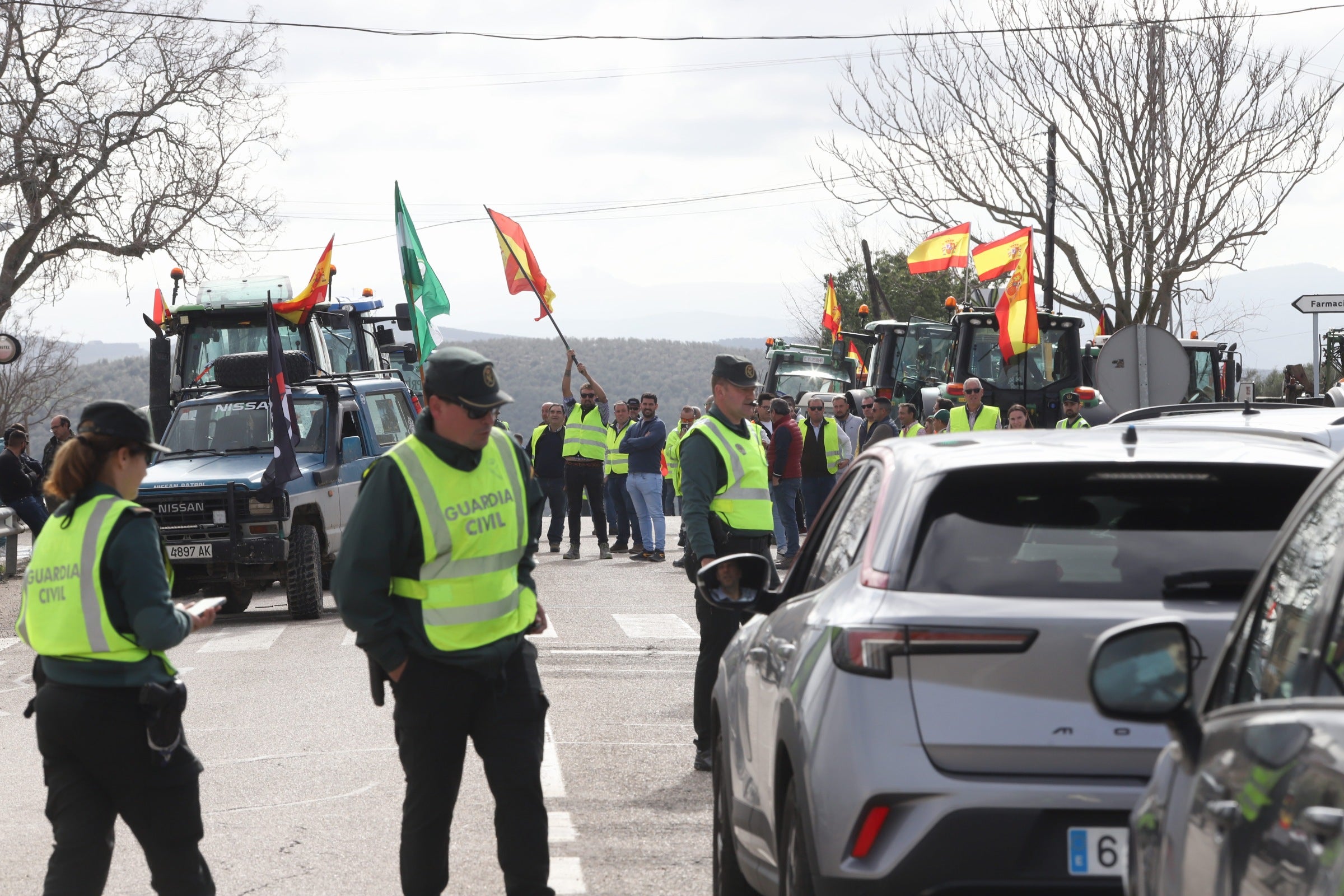 Fotos: las tractoradas colapsan varias carreteras de Córdoba