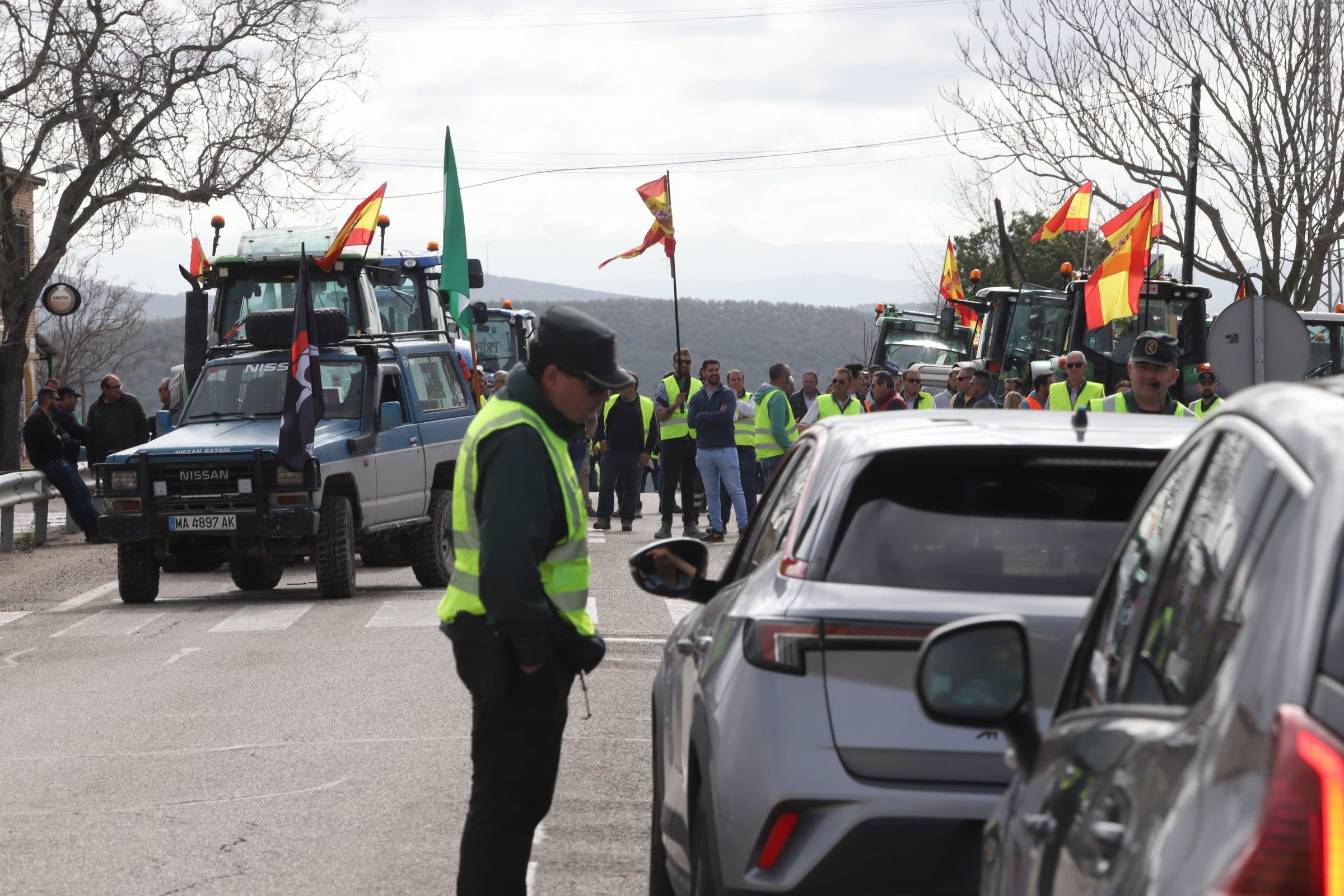 Fotos: las tractoradas colapsan varias carreteras de Córdoba