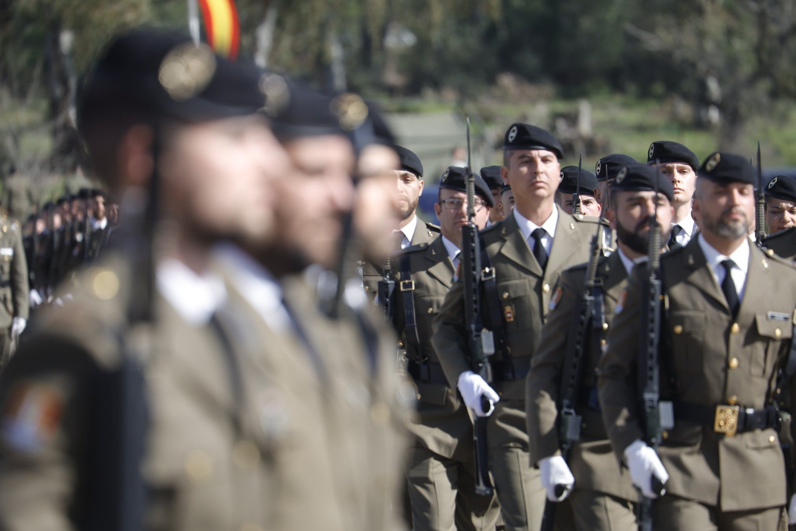 Fotos: la toma de posesión del nuevo general de la Brigada de Cerro Muriano