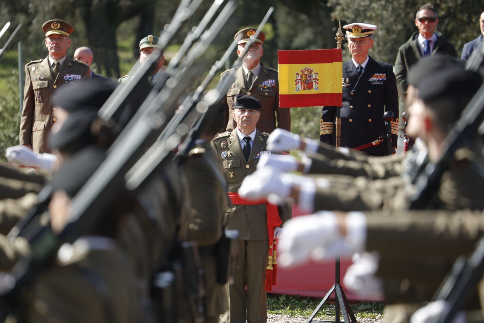 Fotos: la toma de posesión del nuevo general de la Brigada de Cerro Muriano