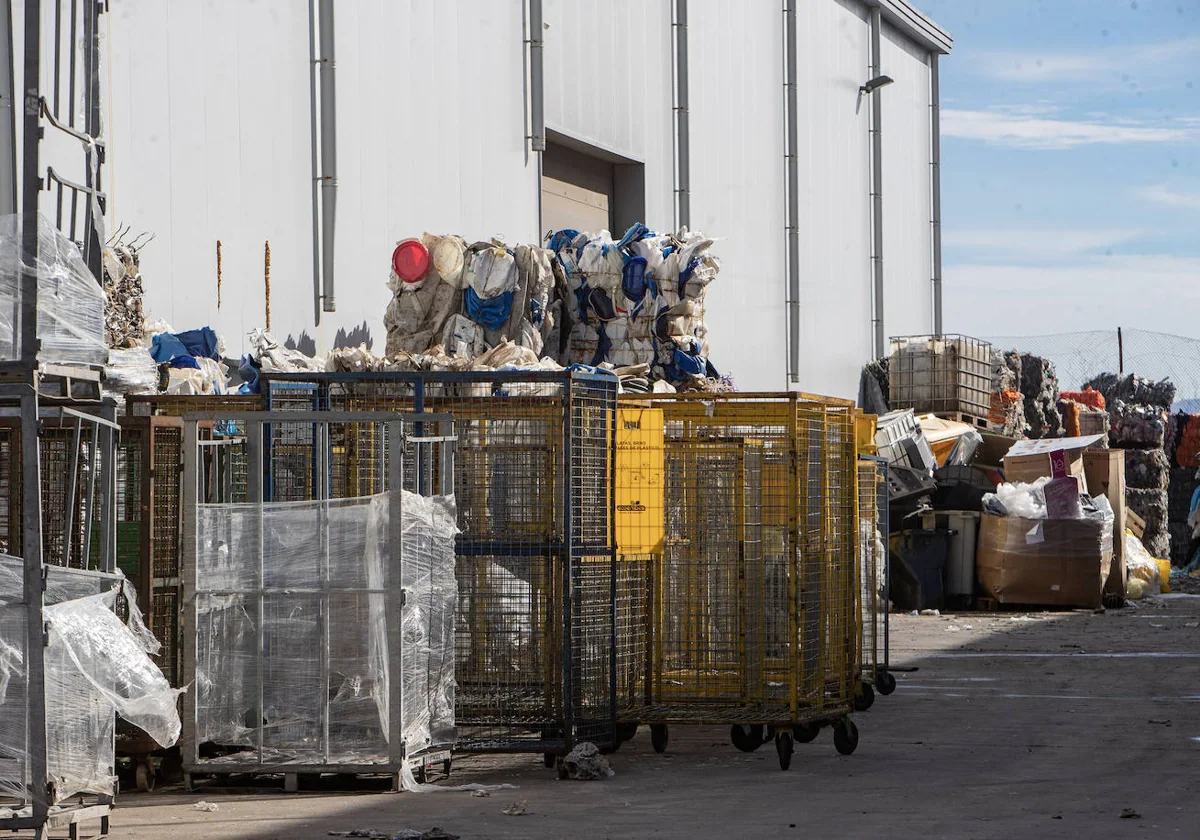 Imagen de la planta de reciclaje