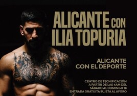 Alicante se vuelca con Ilia Topuria: pantallas gigantes para ver la pelea contra Volkanovski