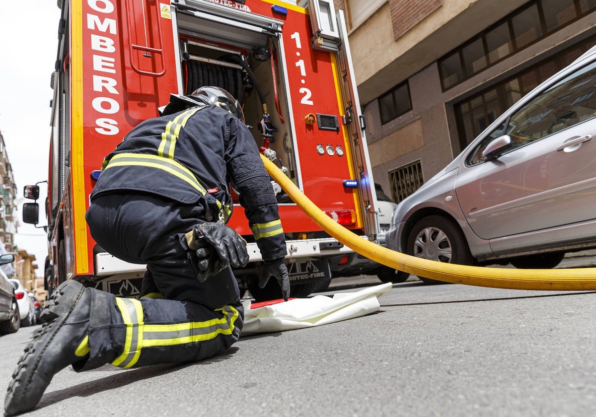 Bomberos de Segovia en una imagen de archivo