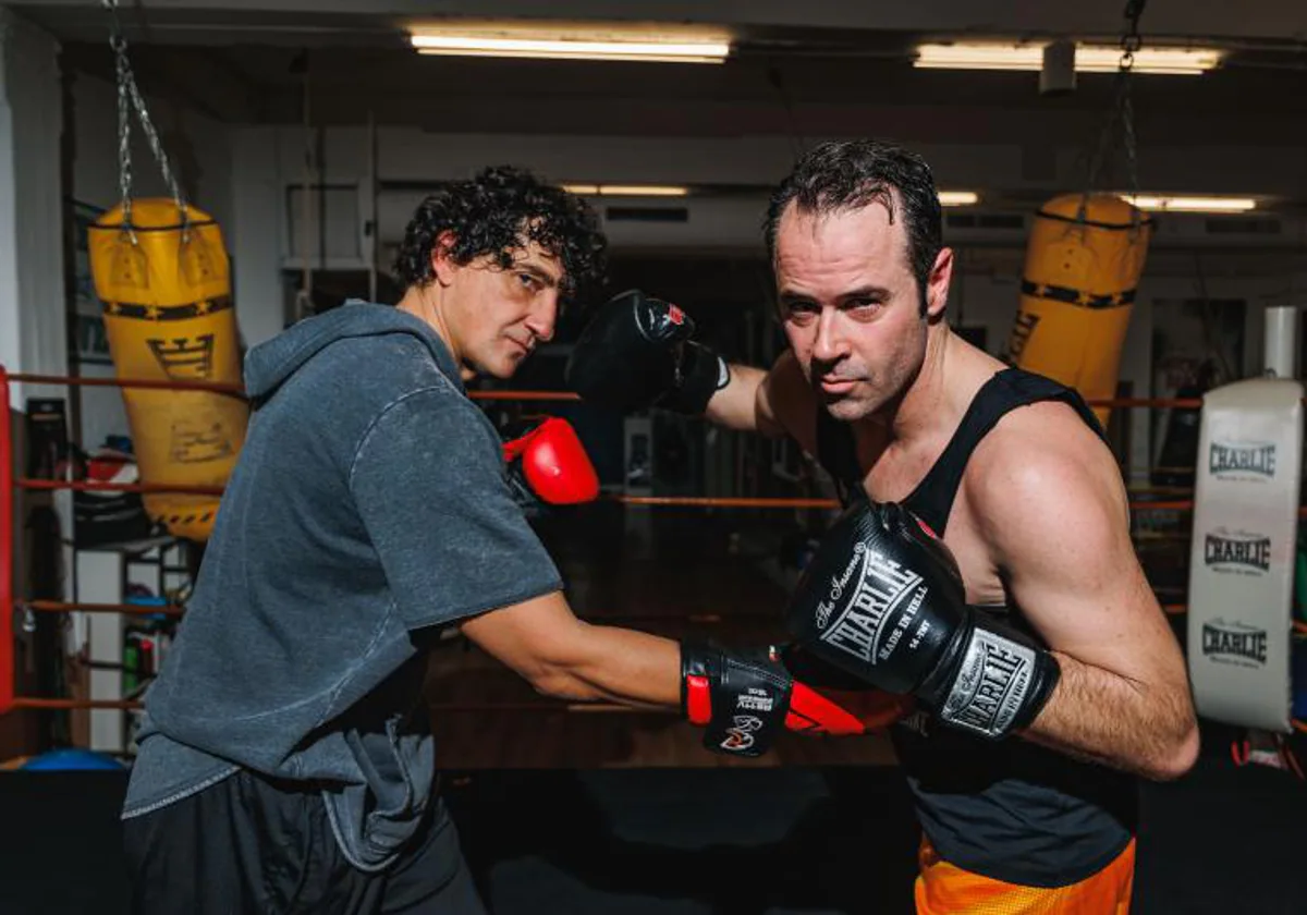 Jero García y Javier Chicote en el ring