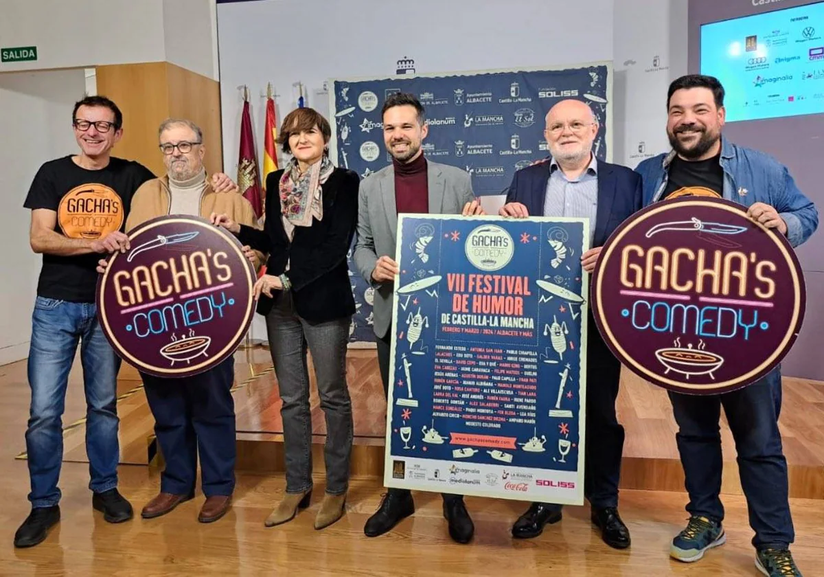 Imagen de la presentación del VII Festival del Humor de Castilla-La Mancha 'Gacha's Comedy'