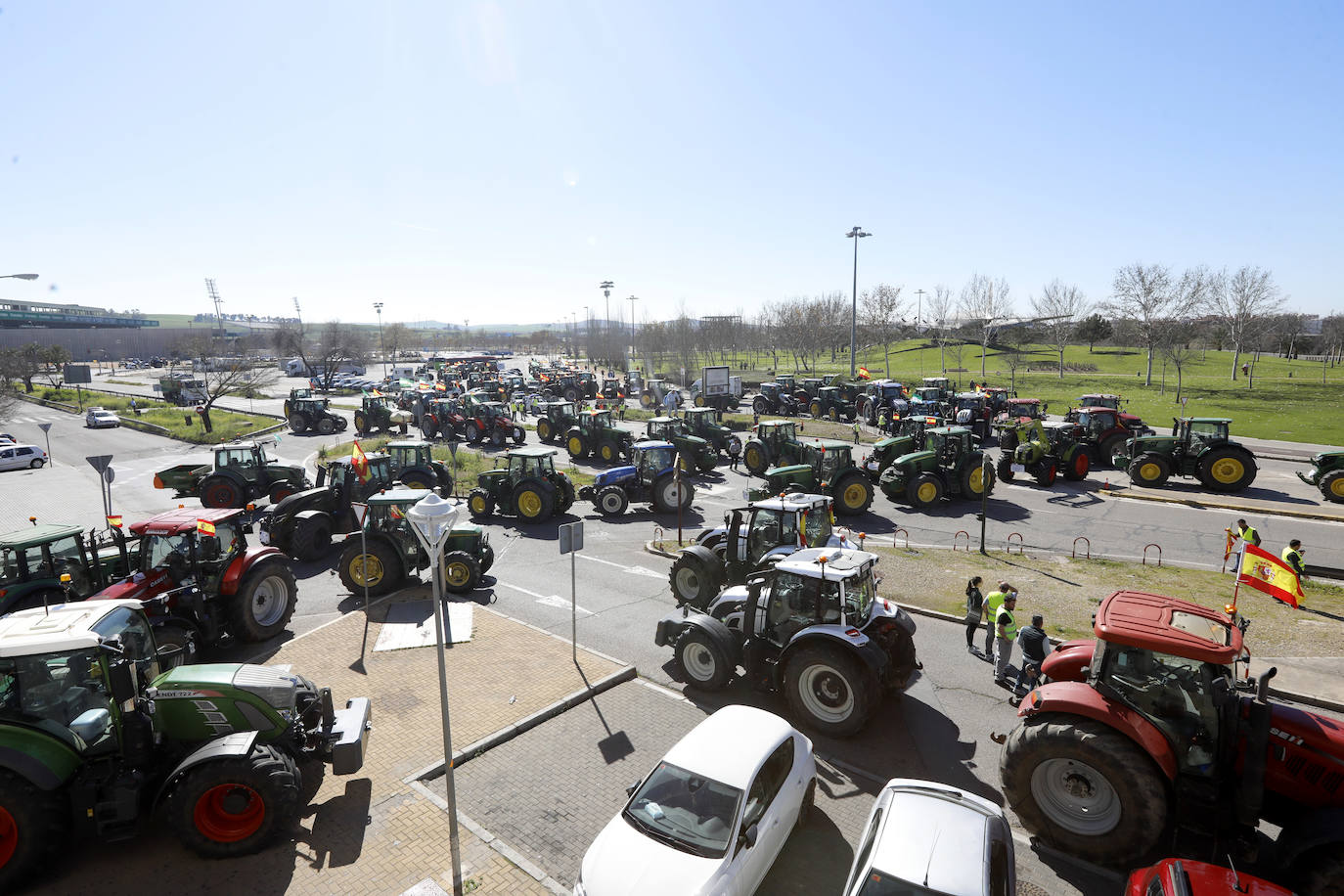 Fotos: la tensa protesta de los agricultores de Córdoba