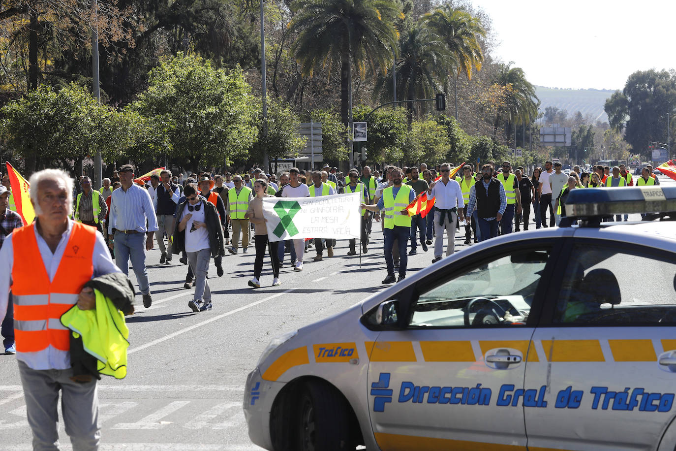 Fotos: la tensa protesta de los agricultores de Córdoba
