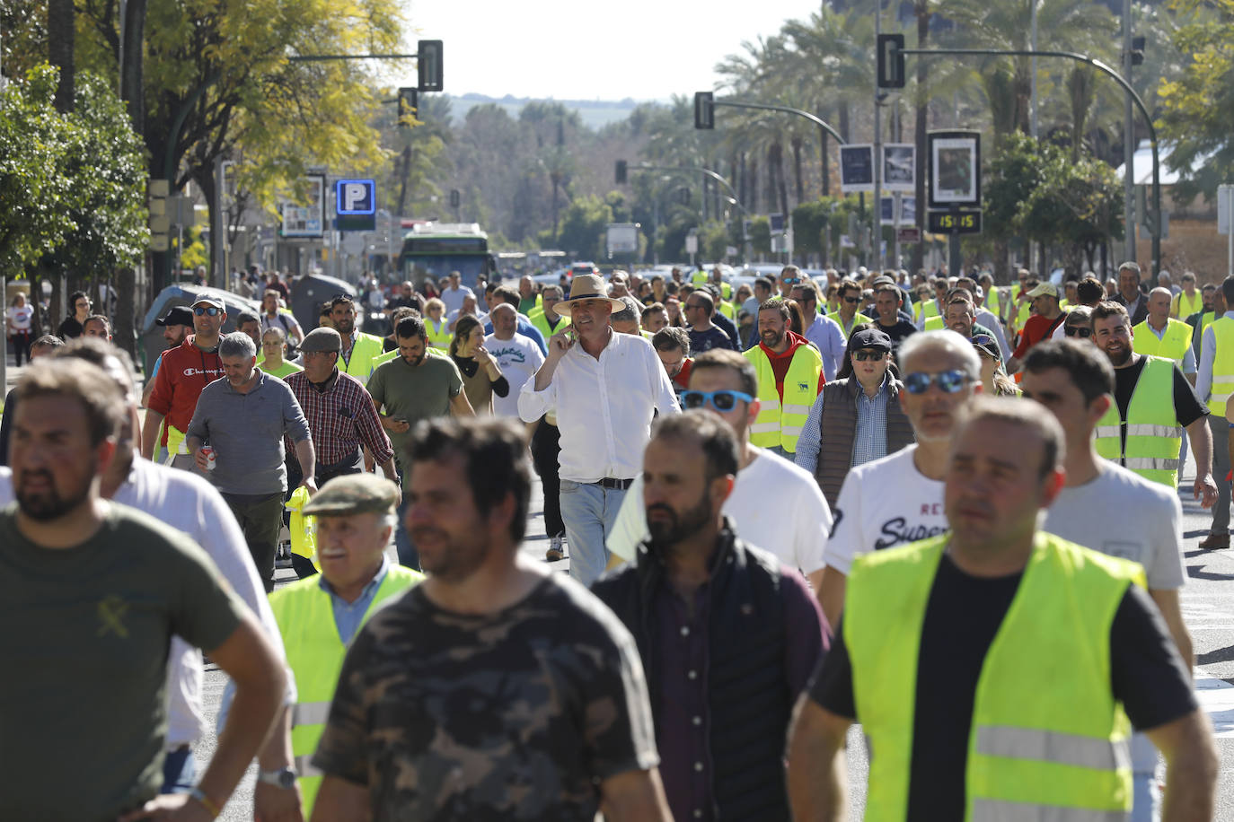 Fotos: la tensa protesta de los agricultores de Córdoba