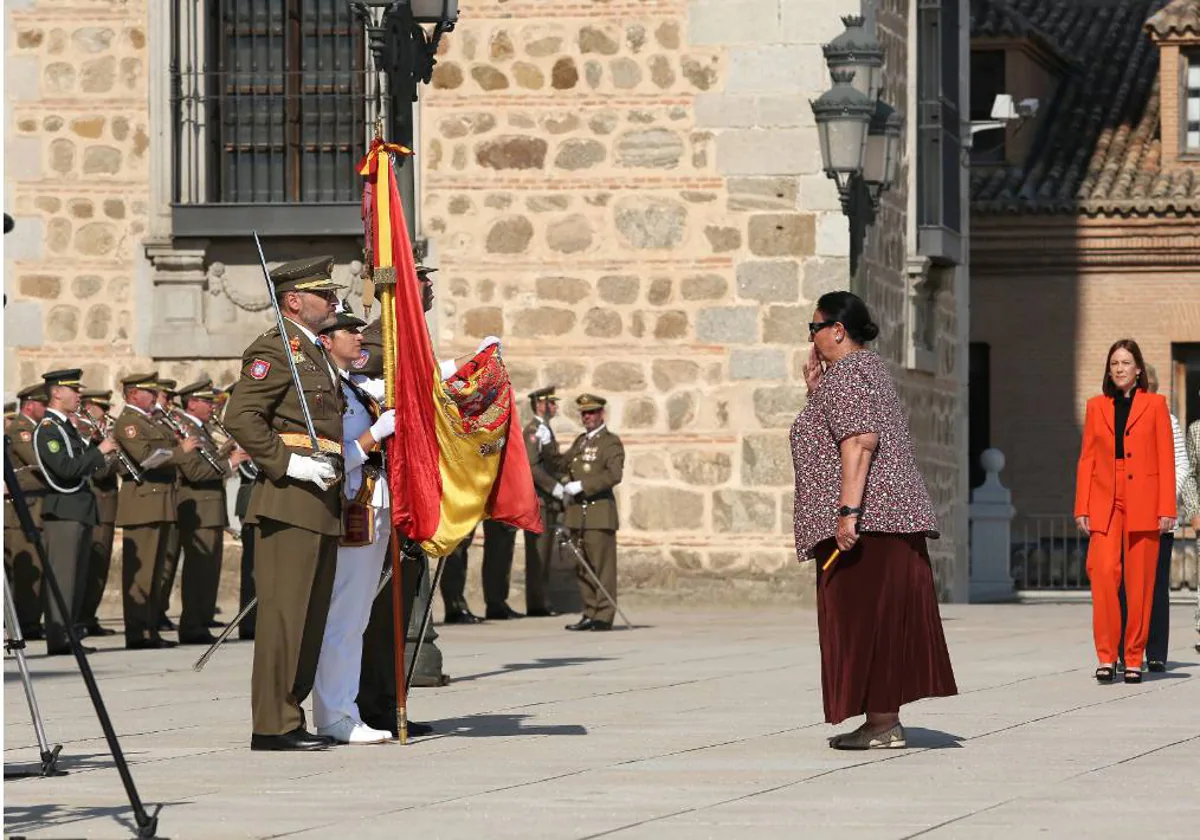 El pasado mes de junio, el Museo del Ejército de Toledo  acogió un acto de juramento ante la bandera de España