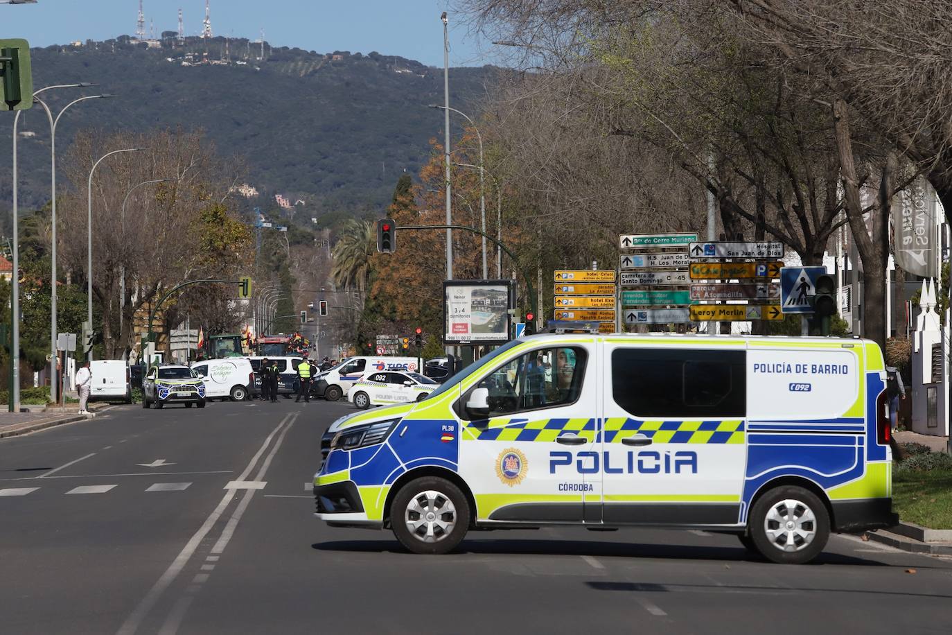 Fotos: la tensa protesta de los agricultores de Córdoba
