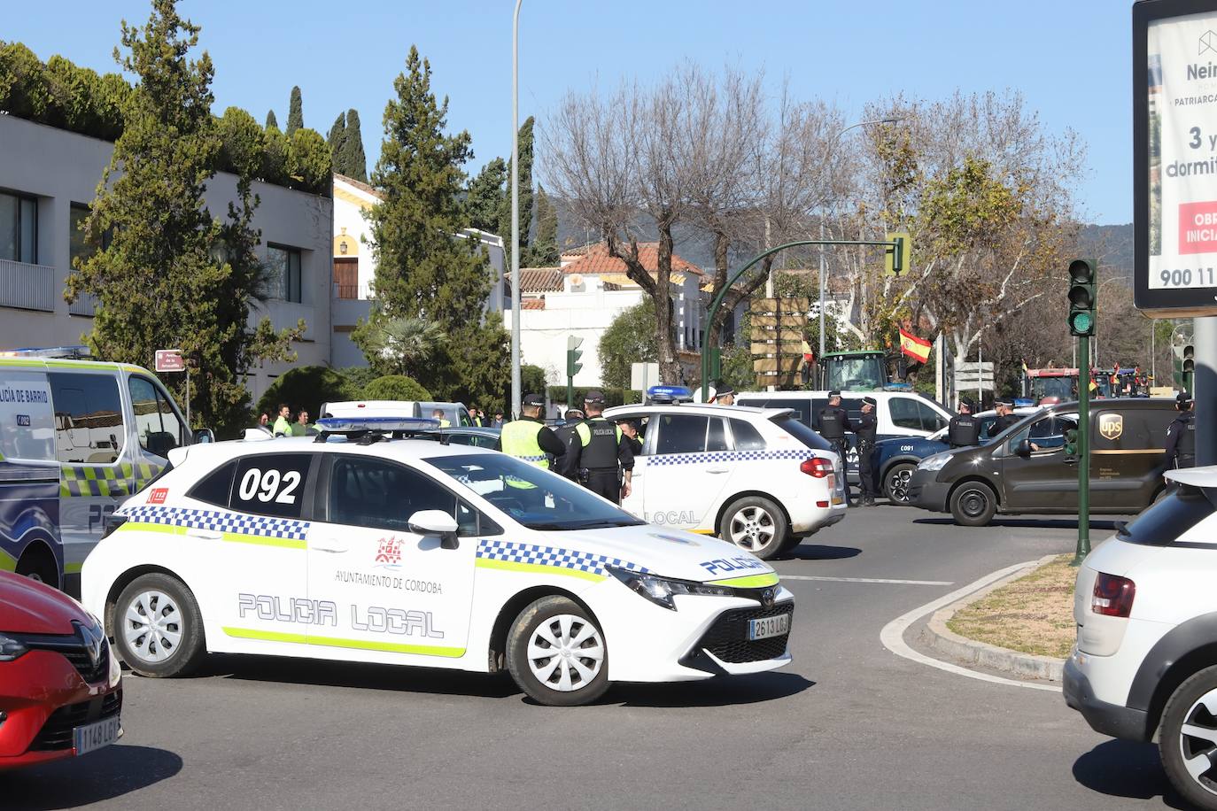 Fotos: la tensa protesta de los agricultores de Córdoba