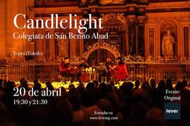 La iglesia de san Benito Abad de Yepes acogerá dos conciertos de música clásica bajo la luz de las velas el 20 de abril