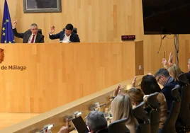El PP y el PSOE votan a favor del tren de Málaga a Algeciras en la Diputación