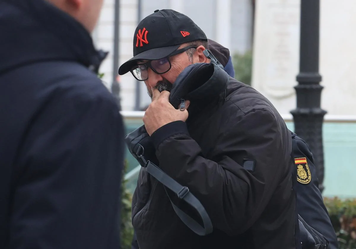 Koldo García, a la salida de la Audiencia Nacional