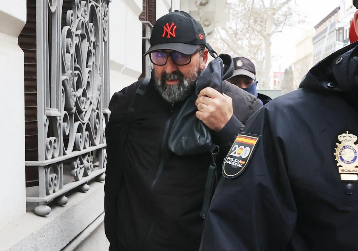 Koldo García, este jueves, a la salida de la Audiencia Nacional