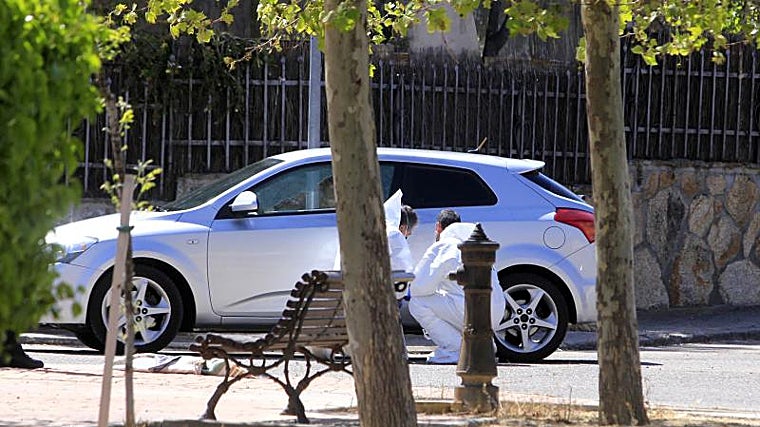 El turismo que Mercedes conducía cuando fue asesinada