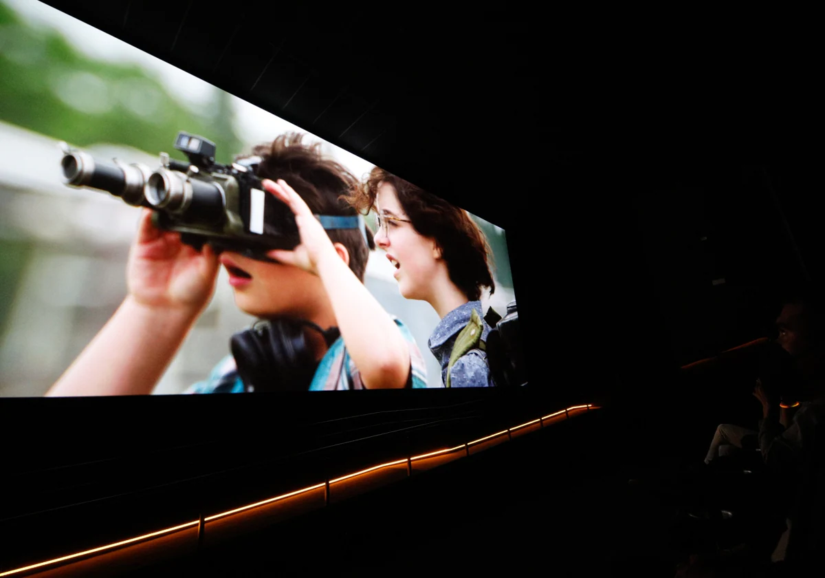 Proyección en una sala de unos cines de Córdoba