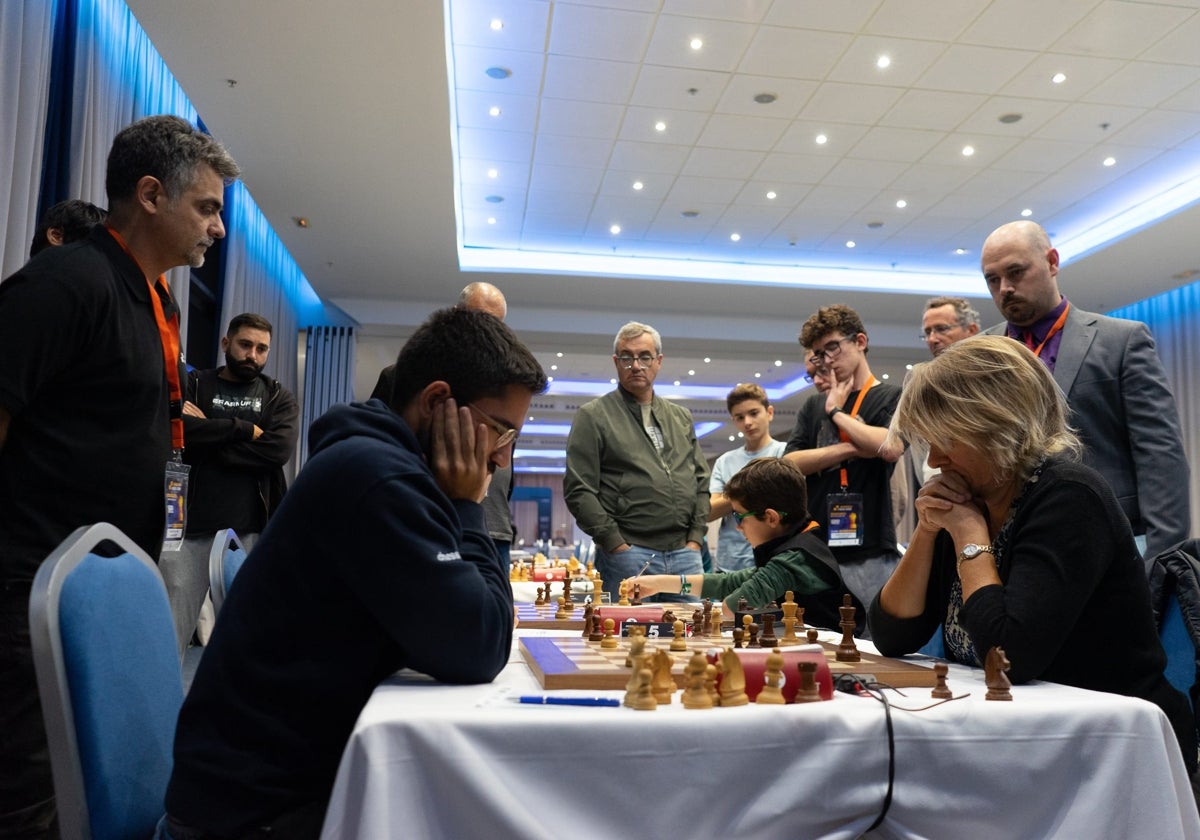 Jugadores participantes en el torneo de ajedrez Benidorm Chess Open.