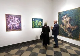 Prior reúne en el Museo Santa Cruz obras que repasan  70 años de trayectoria