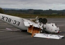Un informe concluye que una avioneta se accidentó en Lugo en 2022 por la picadura de una avispa velutina al piloto