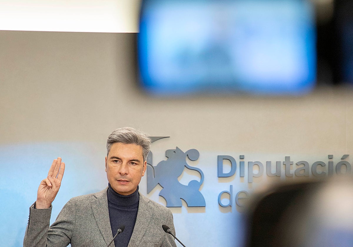 Andrés Lorite, este martes en rueda de prensa