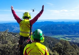 Muere un escalador en Áger (Lérida) por el impacto de varias piedras