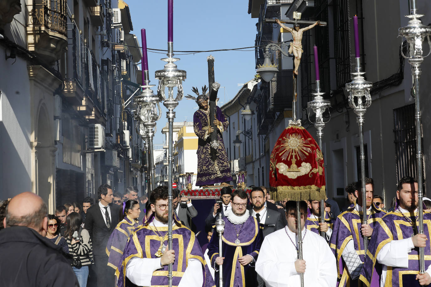 Fotos: El emocionante vía crucis de Jesús del Calvario a la Catedral de Córdoba por sus tres siglos