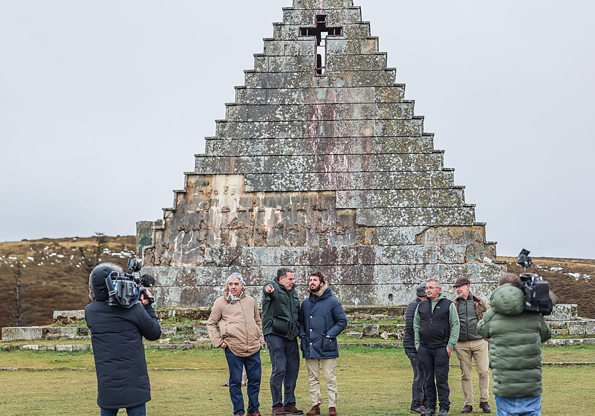 García-Gallardo, este jueves en la Pirámide de los Italianos