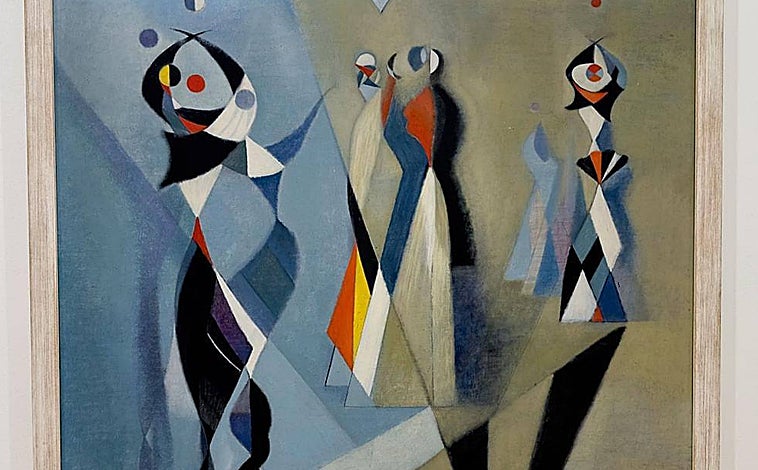 Imagen principal - Detalles de tres de sus obras