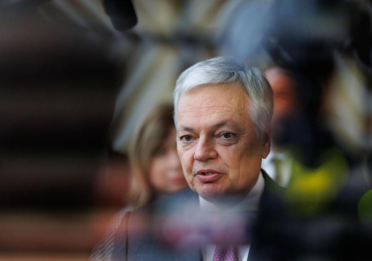 El comisario de Justicia de la Unión Europea, Didier Reynders