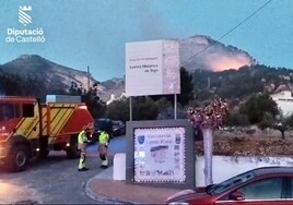 Levantan el confinamiento del pueblo de Castellón afectado por un incendio forestal
